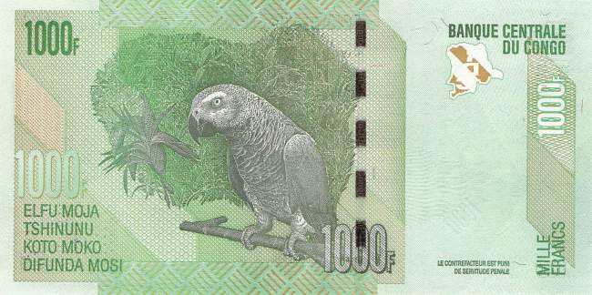 Kongo p.101b 1000 Francs 2013